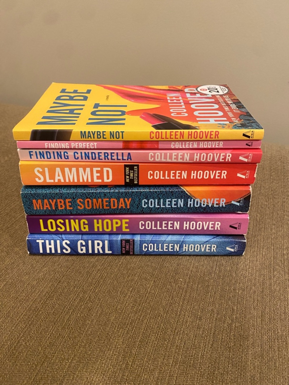 Book Stack - Author: Colleen Hoover